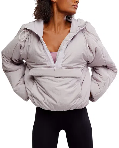 Free People In A Pillow Puffer Pullover In Oyster