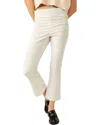 Free People Women's In My Feelings Stretch Mid-rise Crop Boot-cut Jeans In Multi