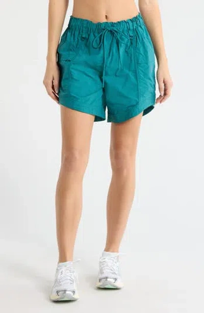 Free People In The Wild Long Shorts In Blue
