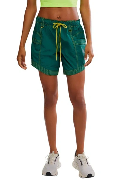 Free People In The Wild Long Shorts In Green