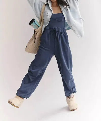Free People Inbound Comfy Bodysuit In Midnight Navy In Blue