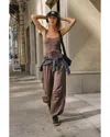 Free People Inbound Onesie In Dark Espresso