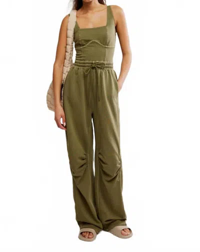 Free People Inbound Onesie In Seagrass In Green