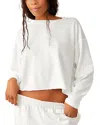 Free People Cotton Inspire Layer Top In White