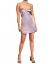 Free People Intimately Darling Mini Slip Dress Lavender Satin Rhinestone In Purple In Neutral