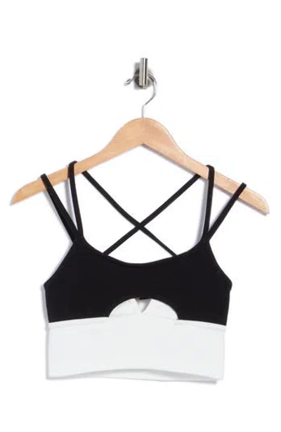 Free People Intimately Fp All Clear Star Player Performance Crop Tank In White