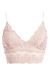 Free People Intimately Fp Amina Longline Bralette In Pink