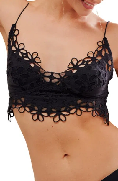 Free People Intimately Fp Asteria Lace Bralette In Black