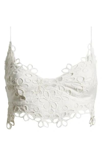 Free People Intimately Fp Asteria Lace Bralette In Optic White