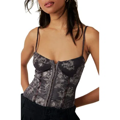 FREE PEOPLE FREE PEOPLE INTIMATELY FP FLORAL MESH BODYSUIT