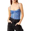 Free People Intimately Fp Floral Mesh Bodysuit In Floral Combo