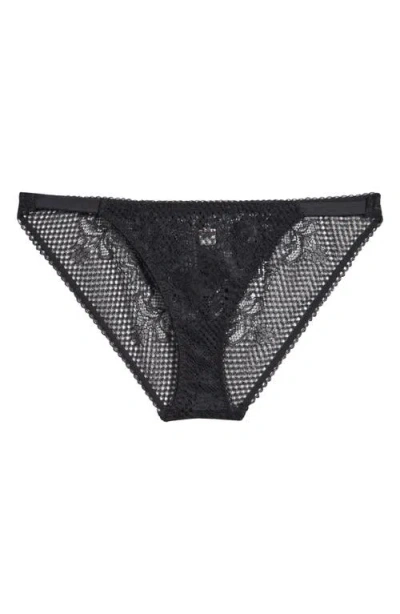 Free People Intimately Fp Graphic Edge French Bikini In Black