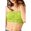 Free People Lace Bralette In Bright Green