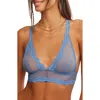 Free People Intimately Fp Midweek Longline Bralette In Blue