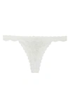 Free People Intimately Fp Oh My Darling Low Rise Cotton Blend Thong In Multi