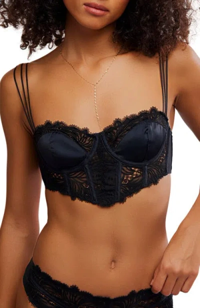 Free People Intimately Fp Out & About Tanga Bikini In Black