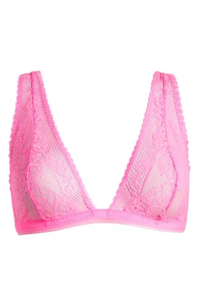 Free People Intimately Fp Reya Lace Bralette In Pink