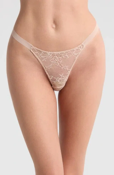 Free People Intimately Fp Reya Lace Thong In Sweet Nothings