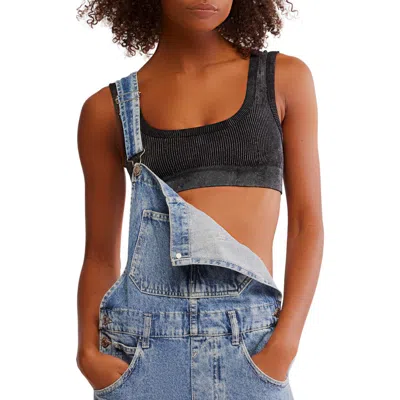 Free People Intimately Fp Rib Bralette In Black