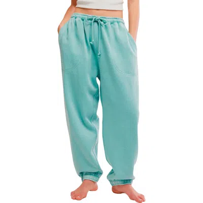 Free People Intimately Fp Slow It Down Joggers In Blue