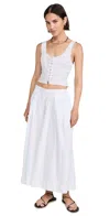 Free People Into You Eyelet Pants Set White In White