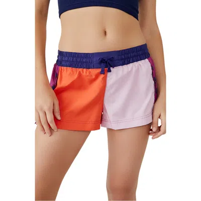 Free People Invigorate Shorts In Persimmon Combo