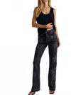 Free People Irie Embellished Jeans In Black In Black