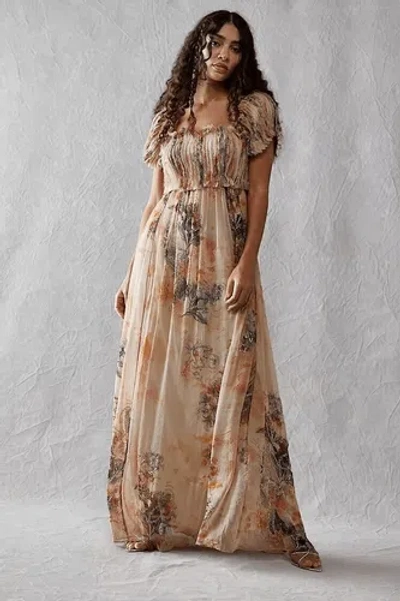 Pre-owned Free People Irina Maxi Dress Size Xs $450 In Multicolor