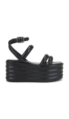 Free People Iris Flatform Sandal In Black