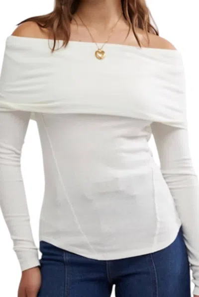 FREE PEOPLE IRIS LAYERING TOP IN IVORY