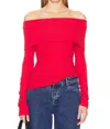 Free People Iris Layering Top In Samba In Red