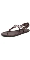 Free People Island Hopping Wrap Sandals Chocolate In Chocolate