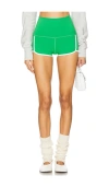 Free People Island Time Short In Green Sheen