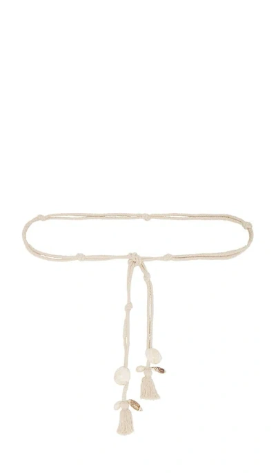 Free People Isles Of Capri Wrap Belt In White