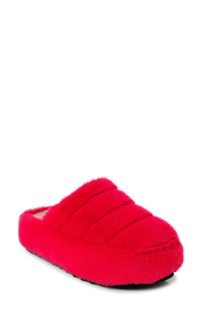 Free People Women's It's A Vibe Platform Slippers In Hollywood Pink In Multi