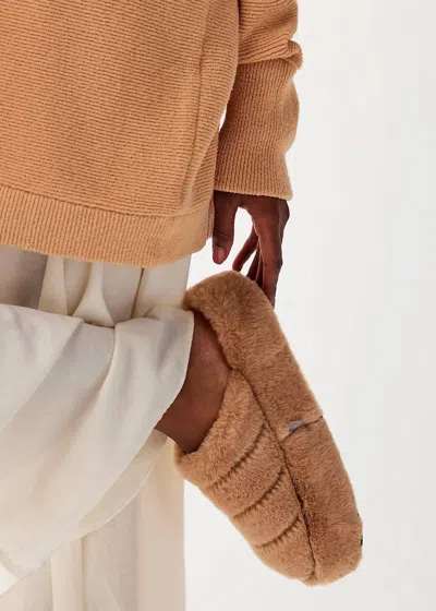 Free People It's A Vibe Platform Slipper In Taupe