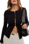 Free People Long-sleeved Sweater In Black