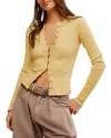Free People Its On Cardi Top In Moonstone