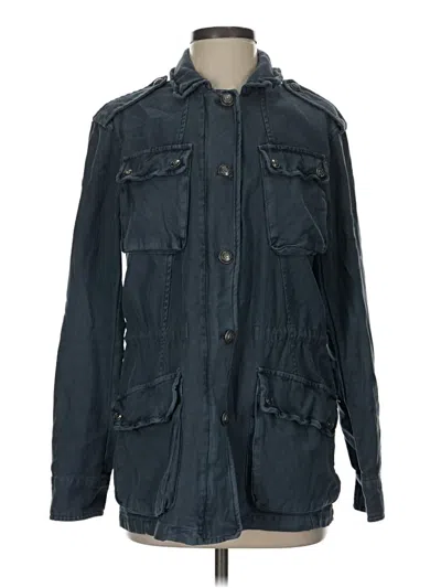 Pre-owned Free People Jacket In Blue