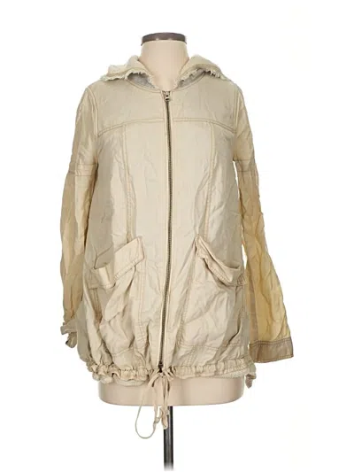 Pre-owned Free People Jacket In Gold