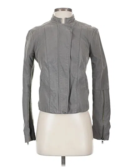 Pre-owned Free People Jacket In Gray