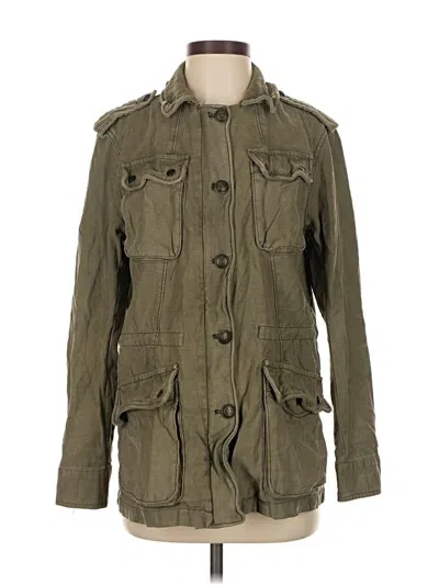 Pre-owned Free People Jacket In Green