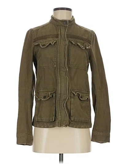 Pre-owned Free People Jacket In Green