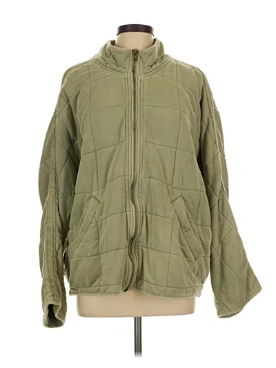 Pre-owned Free People Jacket In Green