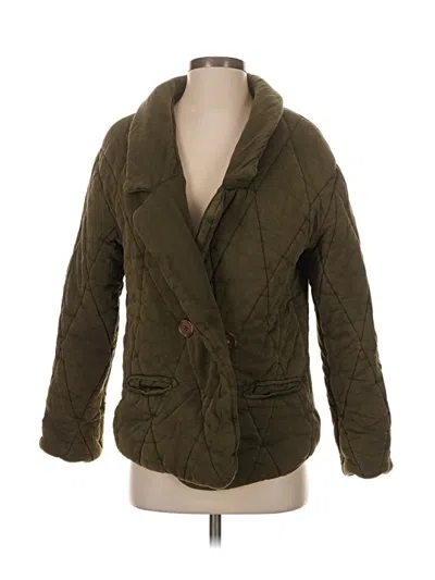 Pre-owned Free People Jacket In Green