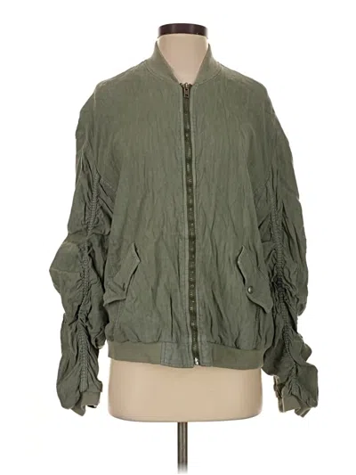 Pre-owned Free People Jacket In Green