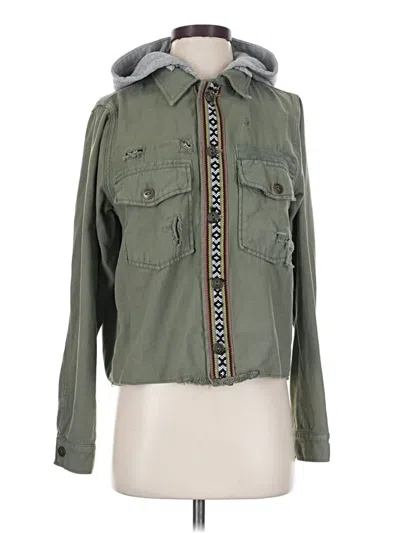 Pre-owned Free People Jacket In Green