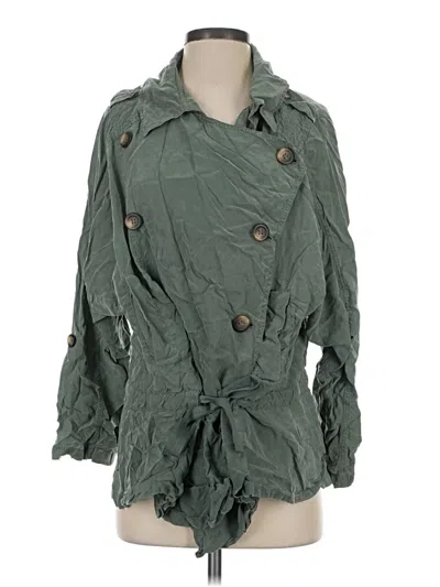 Pre-owned Free People Jacket In Green