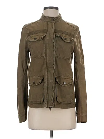 Pre-owned Free People Jacket In Green