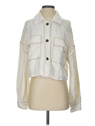 Pre-owned Free People Jacket In Ivory